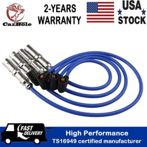 8mm Spark Plug Wire Set For VW Beetle, Bora, Golf, GTI, Jetta 2.0L SOHC (27588) - Picture 1 of 8
