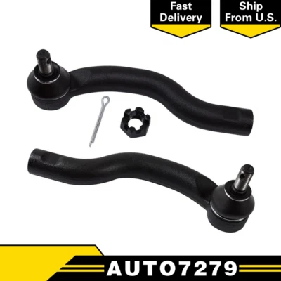 Steering Tie Rod End Left Outer Right Outer 2pcs Fits 2010-2012 Lexus HS250h - Image 1 of 4