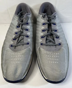 Nike Zoom Size 14 Gray White Athletic Shoes - Picture 1 of 9