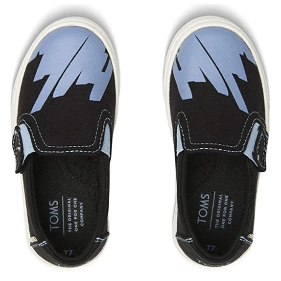 Новый TOMS Kid крошечный Luca зарево в темноте холст печать скольжения на кроссовках регулируемый - Изображение 1 из 4