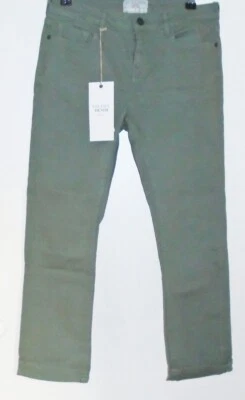 Fat Face Georgia Denim Crops khaki green garment dye jeans Size 10 New Tags BNWT - Image 1 of 3