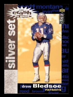 1995 UD COLLECTOR'S CHOICE YOU CRASH THE GAME SILVER SET #C9 DREW BLEDSOE - Image 1 of 2