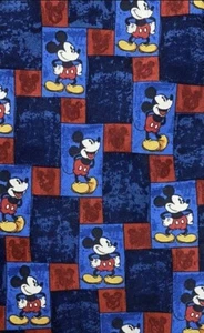 MICKEY MOUSE KRAWATTE 100% Seide - The Disney Store rot weiß blau - Bild 1 von 4