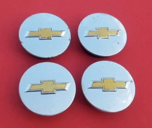 CHEVROLET IMPALA CRUZE VOLT HHR MALIBU EQUINOX (4) WHEEL HUB CAP CENTER SET C22 - Picture 1 of 7