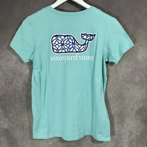 Vineyard Vines T-Shirt Youth Gr. XL (16) Seabreeze blau grün Tasche BIG WHALE - Bild 1 von 9
