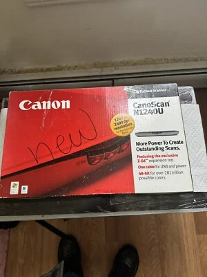 Canon CanoScan N1240U Flatbed Scanner 48-bit USB 1.1 1200x2400 dpi Exceptional - Image 1 of 4