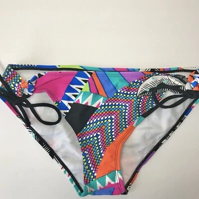 Island Soul Retro 80’s Bikini Bottoms Size S - Image 1 of 4