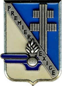 1° Régiment du Matériel, PREMIER EXIGE, attache type pin’s, Delsart 3294 (0612) - Picture 1 of 2