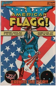 American Flagg! Comic Book #1 First Comics 1983 VERY FINE+ NEW UNREAD - Picture 1 of 1