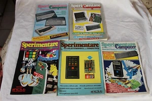 Riviste Sperimentare con l'elettronica e computer edita dalla JCE primi anni 80 - Zdjęcie 1 z 8