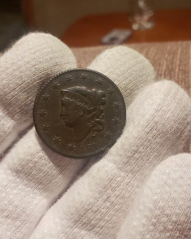1819 Large Cent Small Date High Grade Detail Cover