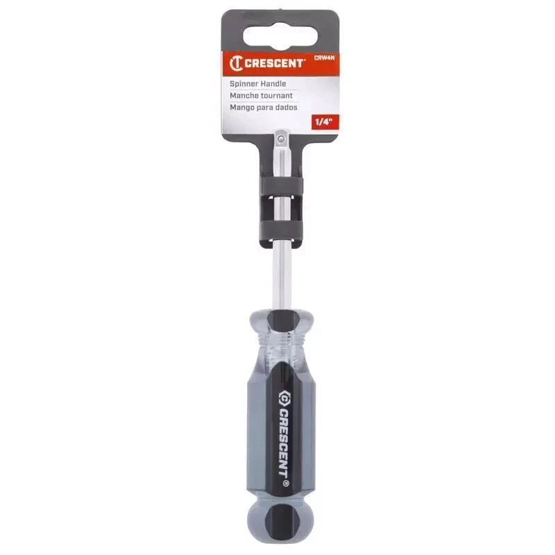 Crescent CRW4N Full Polish Chrome 1/4 in. Square Drive Spinner Handle 7 in. - Image 1 of 1