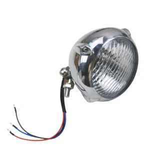 Faro delantero transparente vintage para motocicleta Harley Cruiser Café Racer Bobber - Imagen 1 de 6