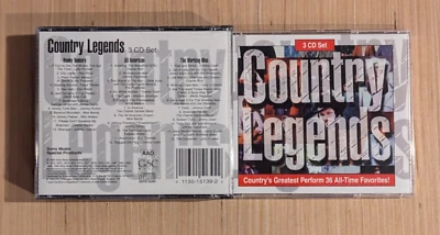 Country Legends CD 3-Discs Country's Greatest Perform 36 All-Time Favorites - Image 1 of 3