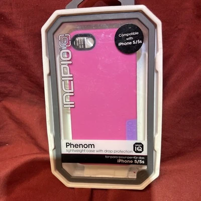Capa da moda Incipio Phenom para Apple iPhone 5s/5 (rosa/roxo, cinza) nova - Imagem 1 de 4