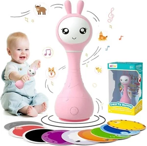 Smarty Bunny Baby Rattle Musical Light Up Toys, Infants Newborns Baby Toys 0-... - Picture 1 of 4