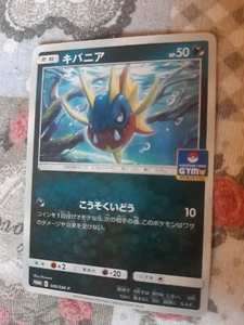 Carta Pokemon Carvanha Promo 300/SM-P Japanese Pokemon Gym Promo black star - Picture 1 of 1