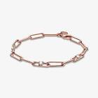 Bracelet Pandora To Chain with Stones 589177C01 Bracelet Alloy Rose Gold Zircons