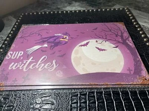 sup witches metal sign8x12 New - Picture 1 of 4