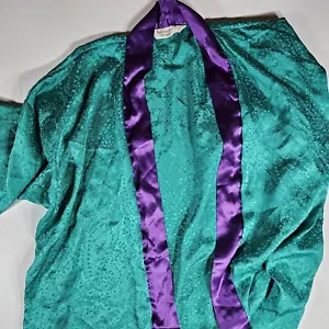 Costume Halloween Vintage Victoria Secret Turchese e Viola Etichetta Oro - Foto 1 di 7