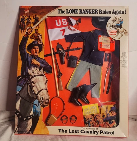 Vintage Gabriel THE LONE RANGER Rides Again LOST CAVALRY PATROLL 10" doll outfit Cover
