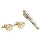Business Formal Cufflink with Tie Clip for Men All Matching Fashion Tie Pin 3PCS