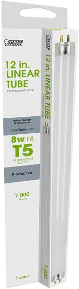 Feit Electric F8T5/CW 8-Watt Fluorescent T5 Bulb,Light Bulbs - Image 1 of 1