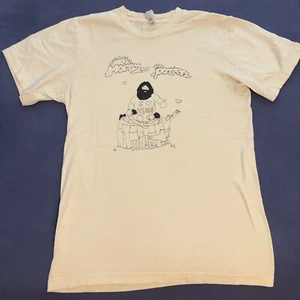 Harry And The potters Signed Band Tee Concert Shirt Small American Apparel Tan - Picture 1 of 8