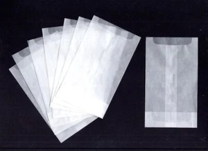 Protective GLASSINE ENVELOPES BAGS 75 x 117mm Brand New ♺ FREEPOST Made in U.K. - Picture 1 of 9