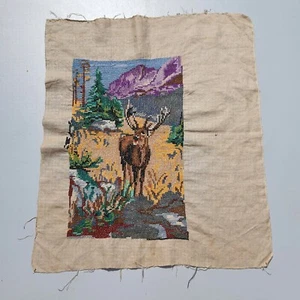 Ukrainian embroidery, nature, animals, Deer, cross stitch, painting, embroidery, - Picture 1 of 10