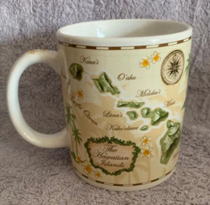 Taza Mapa Islas Hawaianas II, Muy Bonita Hawaiana Diseñada para Tiendas ABC 2013 - Imagen 1 de 5