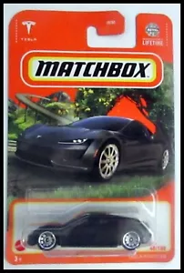 Matchbox schwarz Tesla Roadster 48/100 2024 - Bild 1 von 2