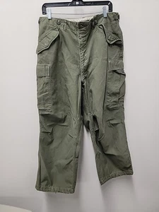 Vintage US Army OG-107 Sateen Type 2 Trouser Hose USA Short Medium 31x29,5 - Bild 1 von 21
