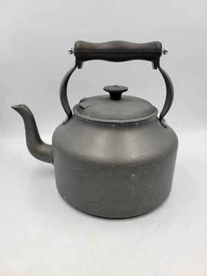 VTG Calphalon Anodized Tea Pot Kettle 2 Quart Dark Gray USA Made in Ireland READ - Image 1 of 4