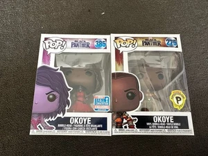 VAULTEDFunko Pop Black Panther Okoye #275 Popcultcha & #385 2018 Fall Convention - Picture 1 of 3