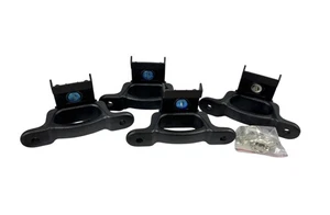 Set of 4 Locking Brackets with Keys – Secure Mounting Clamps for Roof Racks Ect - Picture 1 of 3