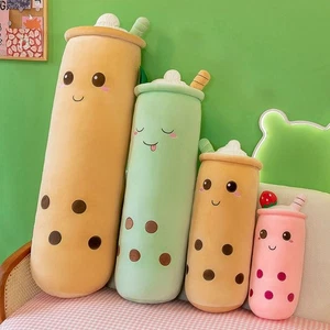 Cute Hug Pillow 40/60cm Tea Cups Dolls Trendy Boba Milk Tea Plush Toys - Picture 1 of 15