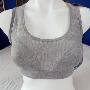 Fila Sport Performance Running Sports Bra High Impact Padded Cups Gray Sz L NWT - Picture 1 of 10