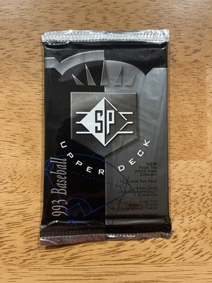 1993 Upper Deck SP Sealed Baseball Pack Look For Derek Jeter Rookie Card (RC) - Image 1 of 4