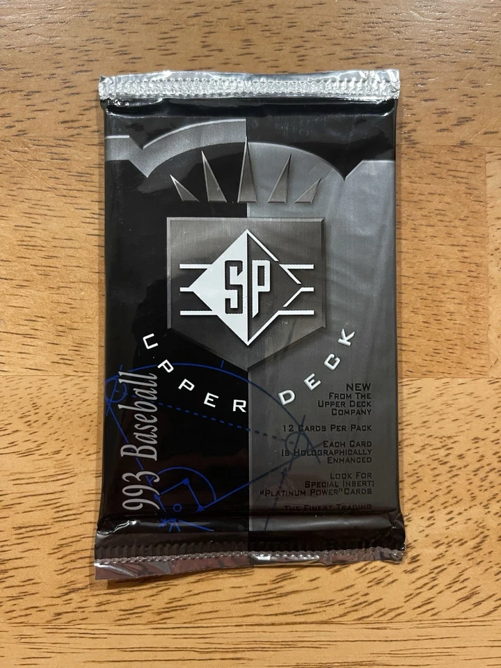 Paquete de béisbol sellado Upper Deck SP 1993 busca tarjeta de novato Derek Jeter (RC) Foto 1 de 4