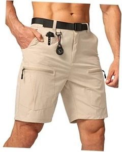 Men's Hiking Cargo Shorts Stretch Quick Dry Outdoor Tactical Shorts for Men - Picture 1 of 6