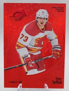 2022-23 Skybox Metal Universe TYLER TOFFOLI #10 Rosso Gemme Metallo Prezioso 022/100 - Foto 1 di 2