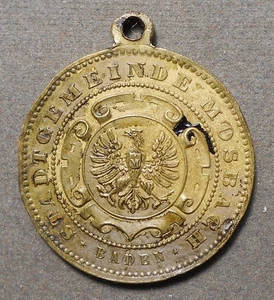 Germany: “Baden, City Municipality of Mosbach (Seal)   XI Baden Fire Department - Picture 1 of 2