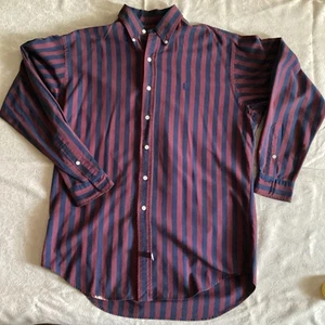 Polo Ralph Lauren Oxford vintage años 80 abotonado M rayas - Imagen 1 de 10