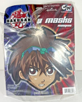 Bakugan Battle Brawlers 22 Paper Masks - Anime Manga Kids Birthday Party Favors - Image 1 of 4
