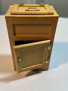 Miniatur Puppenhaus Holz Eisbox - Bild 1 von 5