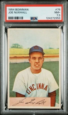 1954 Bowman Baseball No76 Joe Nuxhall PSA 7.5 - Изображение 1 из 2