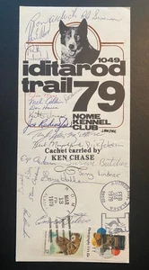 Iditarod 1979 Official Mail Envelope Auto BUTCHER REDINGTON SWENSON +21 mor @D1 - Picture 1 of 6