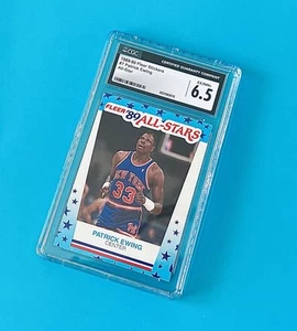 1989 NBA Basketball Fleer Patrick Ewing All Star New York Knicks CGC PSA Graded - Bild 1 von 2
