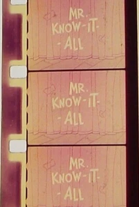 MR KNOW IT ALL MOVIE SHORT 16MM FILM MOVIE ROLLED NO REEL U2 - Picture 1 of 9